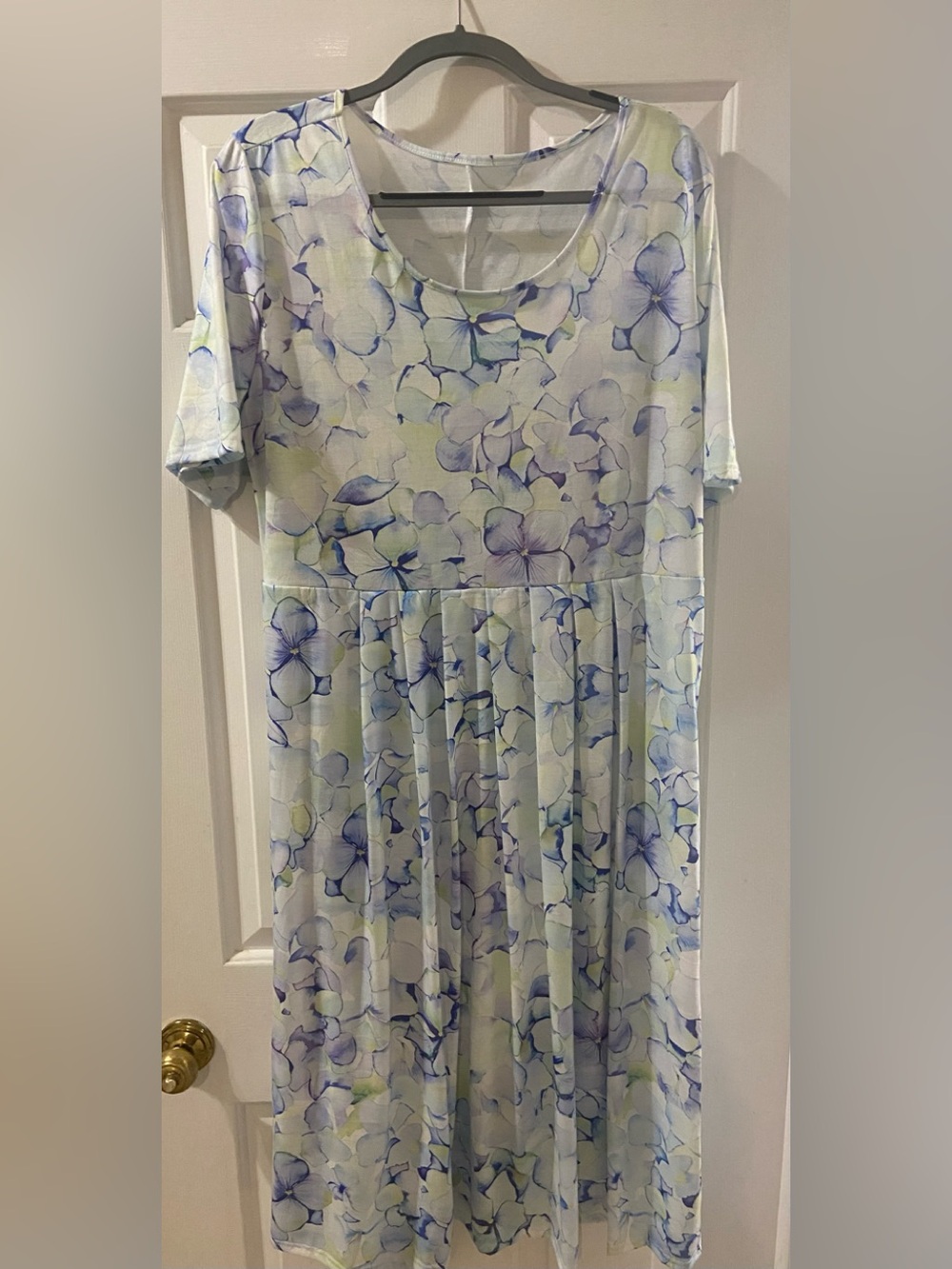 XXL Dress Lightweight Floral Garden